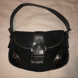 Black coach purse